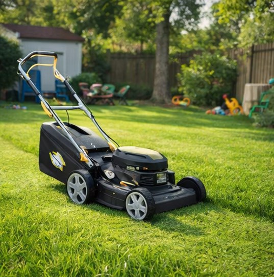 Kosiarka spalinowa Faworyt SH51N180MS-4W1 z napędem 51 cm 4w1 kosz 65 l mulczowanie wyrzut boczny